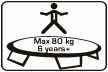Max 80kg 6 years+